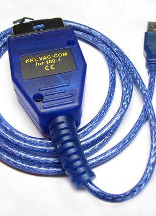 Диагностический автосканер KKL VAG-COM 409.1 USB чип FTDI (Вас...