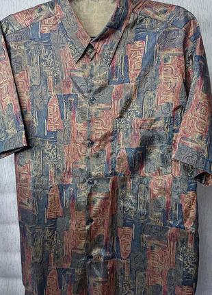 Мужская шёлковая рубашка тайский шёлк .