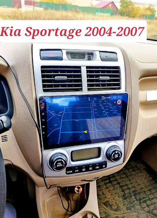 Магнитола Android Kia Sportage 2004-2007, Bluetooth, GPS, WiFi