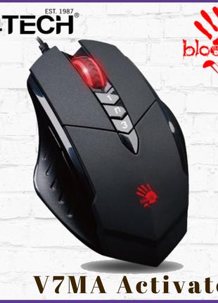 Мишка ігрова A4Tech V7MA Bloody (Black) 3200 CPI Активована