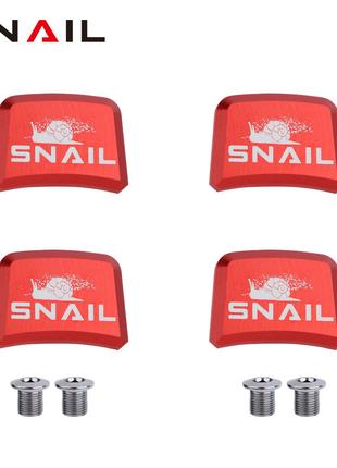 Бонки Snail для шатунов (комплект 4шт.) квадратные, Красные