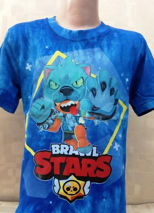 Детская футболка для мальчика STARS волк 4-5 лет