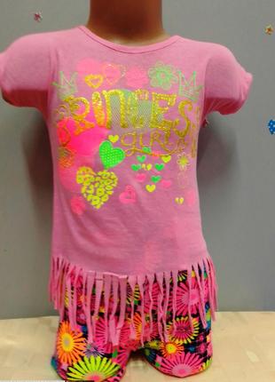 Детский летний костюм Бахрома для девочки 1-3 года