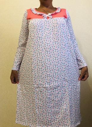 Сорочка ночная женская байковая 48-50 размер