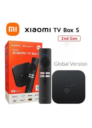 TV Box Xiaomi TV Box S 2nd Gen S905X4 Смарт ТВ бокс приставка