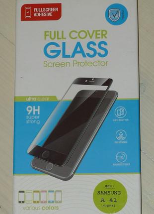 Защитное стекло Global Full Glue для Samsung A41 A415 Black 1156