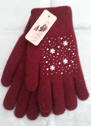 Зимние женские перчатки
