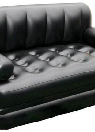 Надувной диван трансформер 5в1 bestway 75056 black