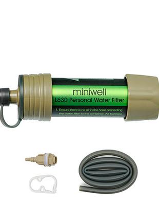 Портативный фильтр для воды туристический переносной Miniwell ...