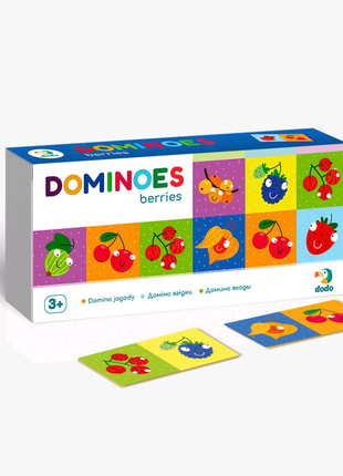 Игра домино Ягодки 28 карточек