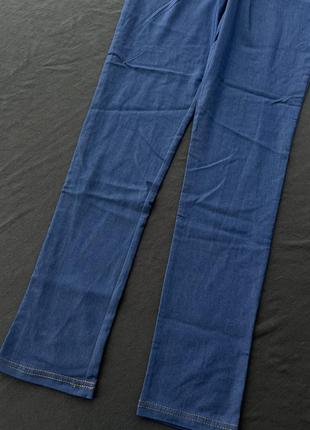 Синие джинсы леггинсы ananas джеггинсы базовые тянутся легкие