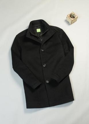 ▪️hugo boss пальто▪️кашемір вовна чорне л l 50 хьюго босс з пі...