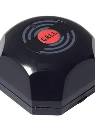 Мощная кнопка вызова персонала и официанта P-110 Black R-Call