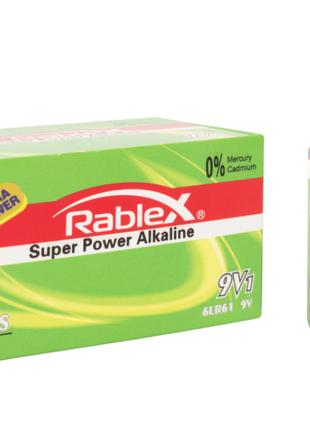 Батарейка Alkaline (крона) Rablex 6LR61 9V