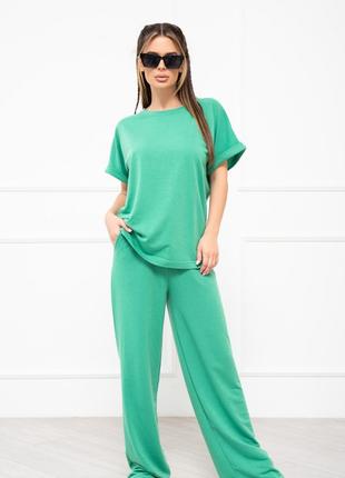 Спортивный костюм для женщин цвет зеленый FI_007753