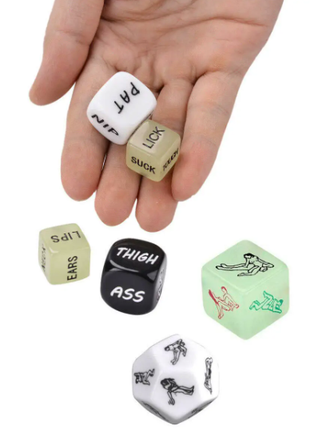 Набор кубиков с позами для секса Dice Set 6 штук