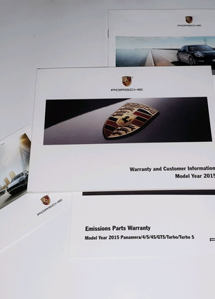 Новая и оригинальная сервисная книжка Porsche Panamera 2014 (eng)