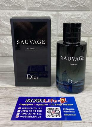 Чоловічі парфуми Christian Dior Sauvage 100ml Кришка на магніт...
