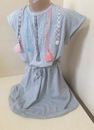 Летнее платье сарафан для девочки Бохо размер 116 122 128 134