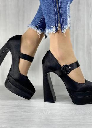 Женские туфли высокий каблук +платформа