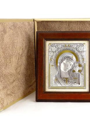 Икона Казанская в деревянной рамке года. Гранд Презент 2042