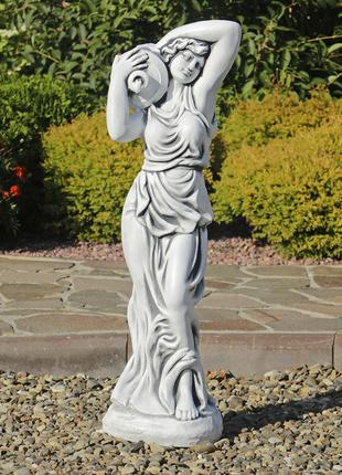 Садова скульптура Дама зі глечиком 84х23х29 см Гранд Презент С...