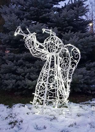 Ангел рождественский 120 см LED гирлянда 100 лампочек Гранд Пр...