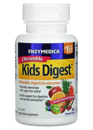 Пищеварительные ферменты для детей Enzymedica Kids Digest 60 ж...