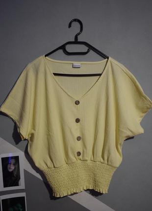 Нежная желтая блуза lascana
