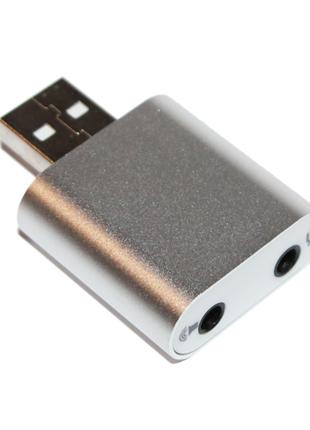 Звуковая карта USB 2.0, 7.1, Dynamode C-Media 108 Silver, 90 д...