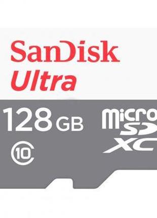 Карта памяти SanDisk 128GB microSD class 10 Ultra Light (SDSQU...