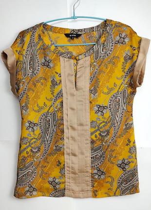 Атласна легка блуза прямого силуету ідеально на літо