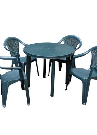 Набор садовой мебели tondo 1 стол + кресло altea 4 шт производ...
