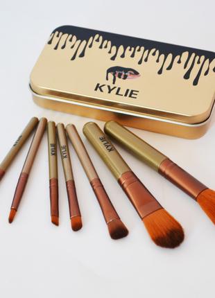 Набір пензлів для макіяжу Kylie Professional Brush Set 7 шт.