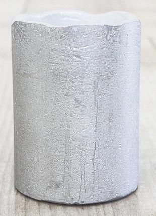 Світлодіодна свічка нічник сріблястий віск h10d7.5см Болт 8323800