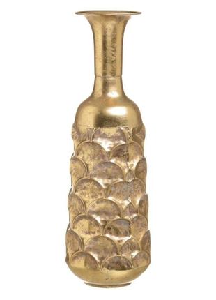 Высокая ваза металлическая золотая Гранд Презент 81225