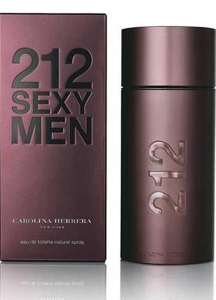 Чоловічі парфуми Carolina Herrera 212 Sexy Men 100ml виробницт...