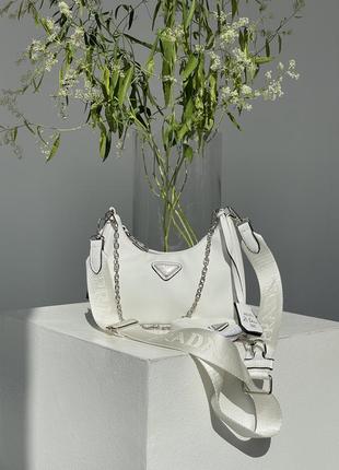 Женская белая сумка