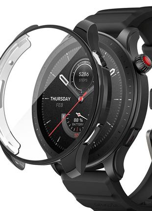 Защитный чехол для смарт часов Amazfit GTR4 черный