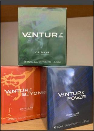 Туалетна вода venture, venture power, venture beyond