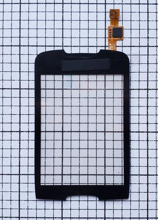 Тачскрин Samsung S5570 Galaxy Mini сенсор для телефона черный