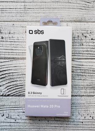 Чехол Huawei Mate 20 Pro для телефона прозрачный силиконовый