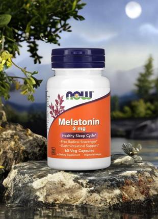 Now food melatonin мелатонин 60 капсул для улучшения сна