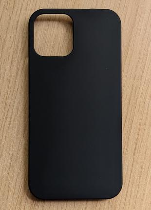 Чехол - бампер (чехол - накладка) для Apple iPhone 12 чёрный, ...