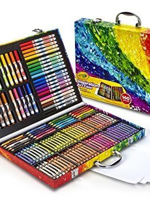 Crayola Набор для творчества в чемодане 140 предметов Inspiration