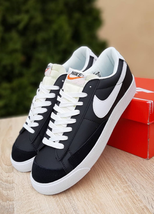 Nike blazer low чоловічі демісезонні кросівки, кеди найк