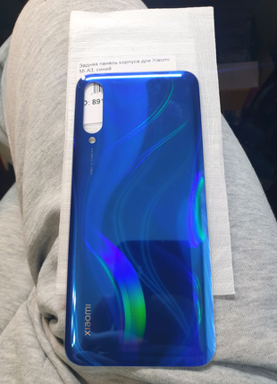 Задняя крышка Xiaomi Mi A3 синяя blue