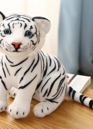 Мягкая игрушка Тигр, 23см, белый