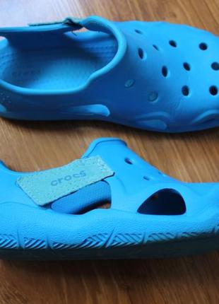 Аквашузы сабо босоножки Ризиновые crocs j2 (33-34) kids swiftw...