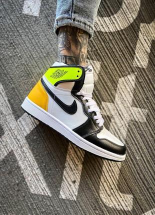 Кроссовки nike air jordan 1 high og "volt gold"